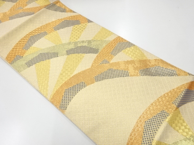 JAPANESE KIMONO / VINTAGE FUKURO OBI / SAGANISHIKI / WOVEN GENJIGURUMA